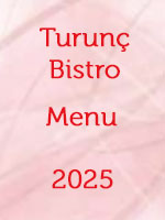Turunc Bistro Menu 2025